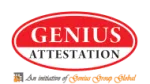 Genius attestation and IT services company logo