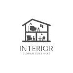 home decor interiors & exteriors company logo