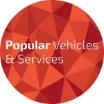 Popular vehicles and services company icon